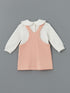 LC Waikiki 2-Piece Baby Girls' Peter Pan Collar Blouse & Dress Set